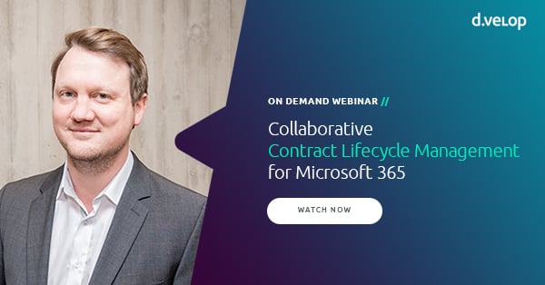 Webinar | Contract Lifecycle Management for Microsoft 365 | Watch now